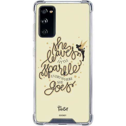 Disney Tinker Bell Leave A Little Sparkle Galaxy S20 FE Clear Case